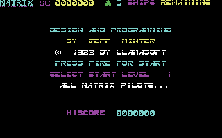 Matrix - C64 gameplay