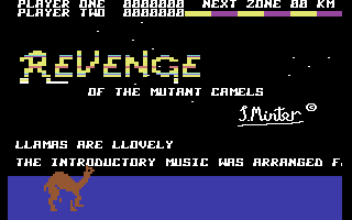 Revenge of the Mutant Camels - C64 gameplay
