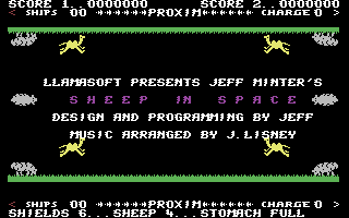 Sheep in Space - C64 gameplay