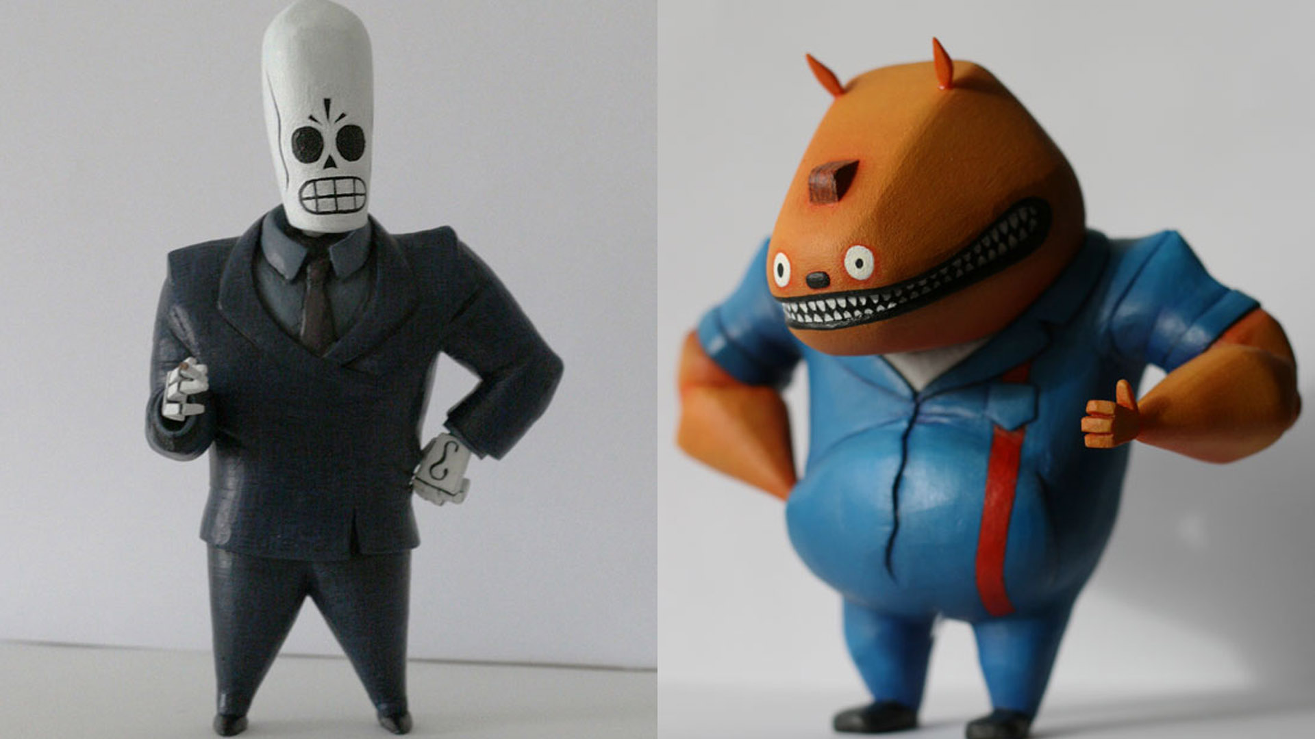 Grim Fandango fan art depicting Manny Calavera and the Land of the Dead
