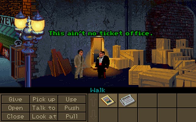 Indiana Jones Fate of Atlantis - Indy in an ancient environment