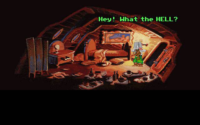 Monkey Island 2 LeChuck's Revenge - Guybrush explores a Caribbean island