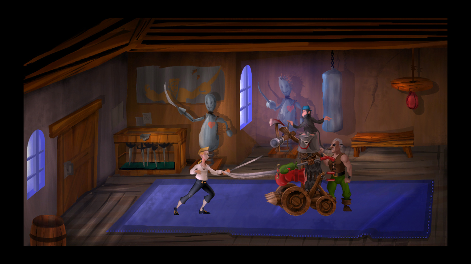 Fan art for The Secret of Monkey Island with pirate imagery