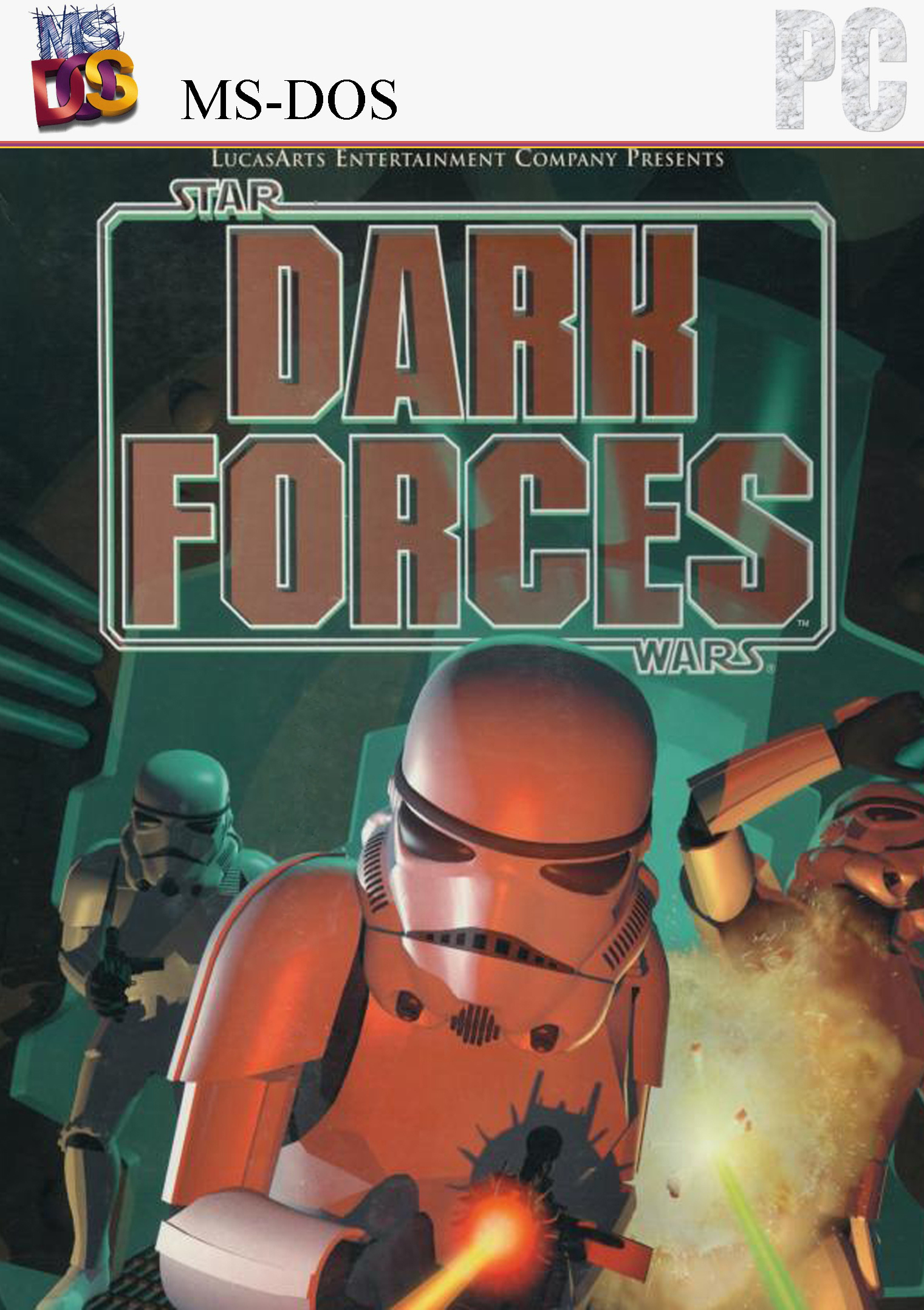 Star Wars Dark Forces box art showing Kyle Katarn