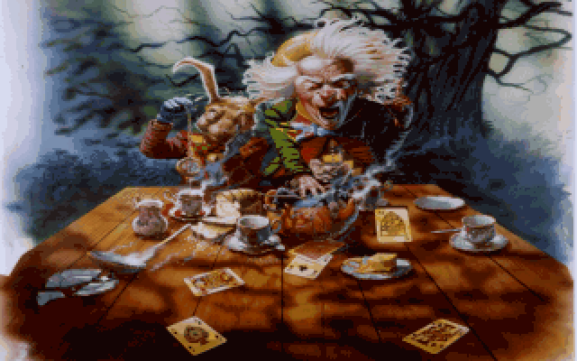 Wonderland title screen - PC version showing the Magnetic Windows interface