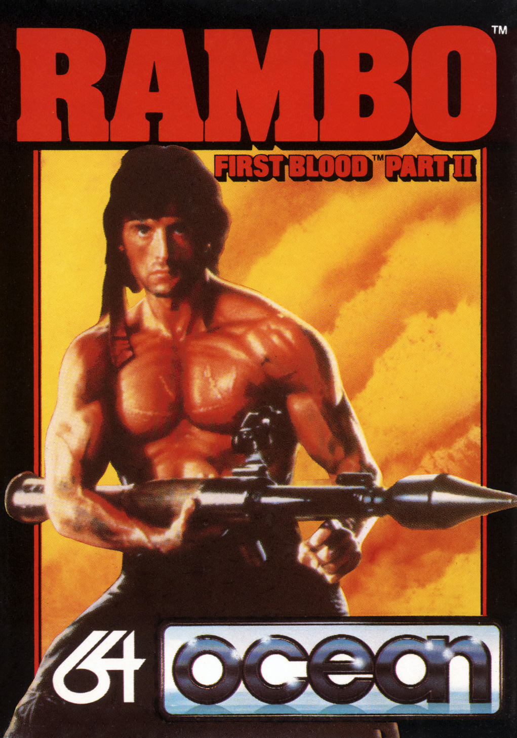 Rambo: First Blood Part II - box art