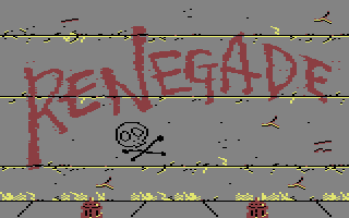 Renegade - C64 in-game screenshot