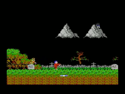 Ghosts 'n Goblins NES - mid-game stage