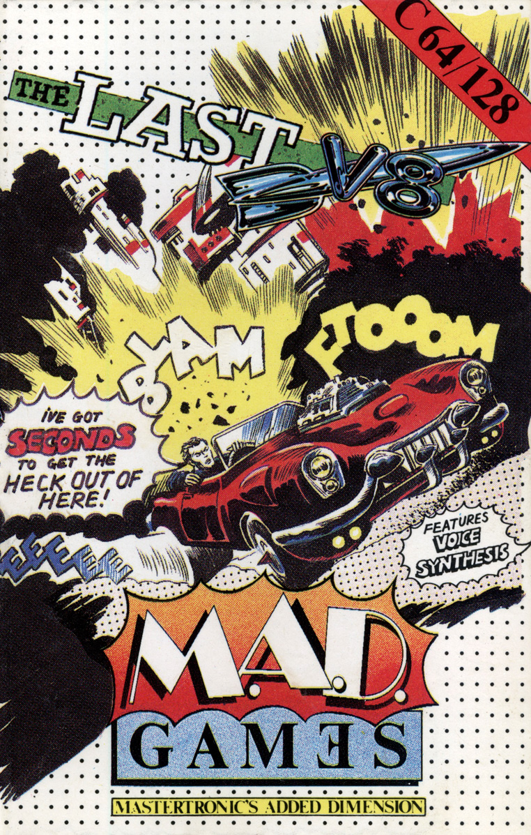 The Last V8 C64 cassette cover