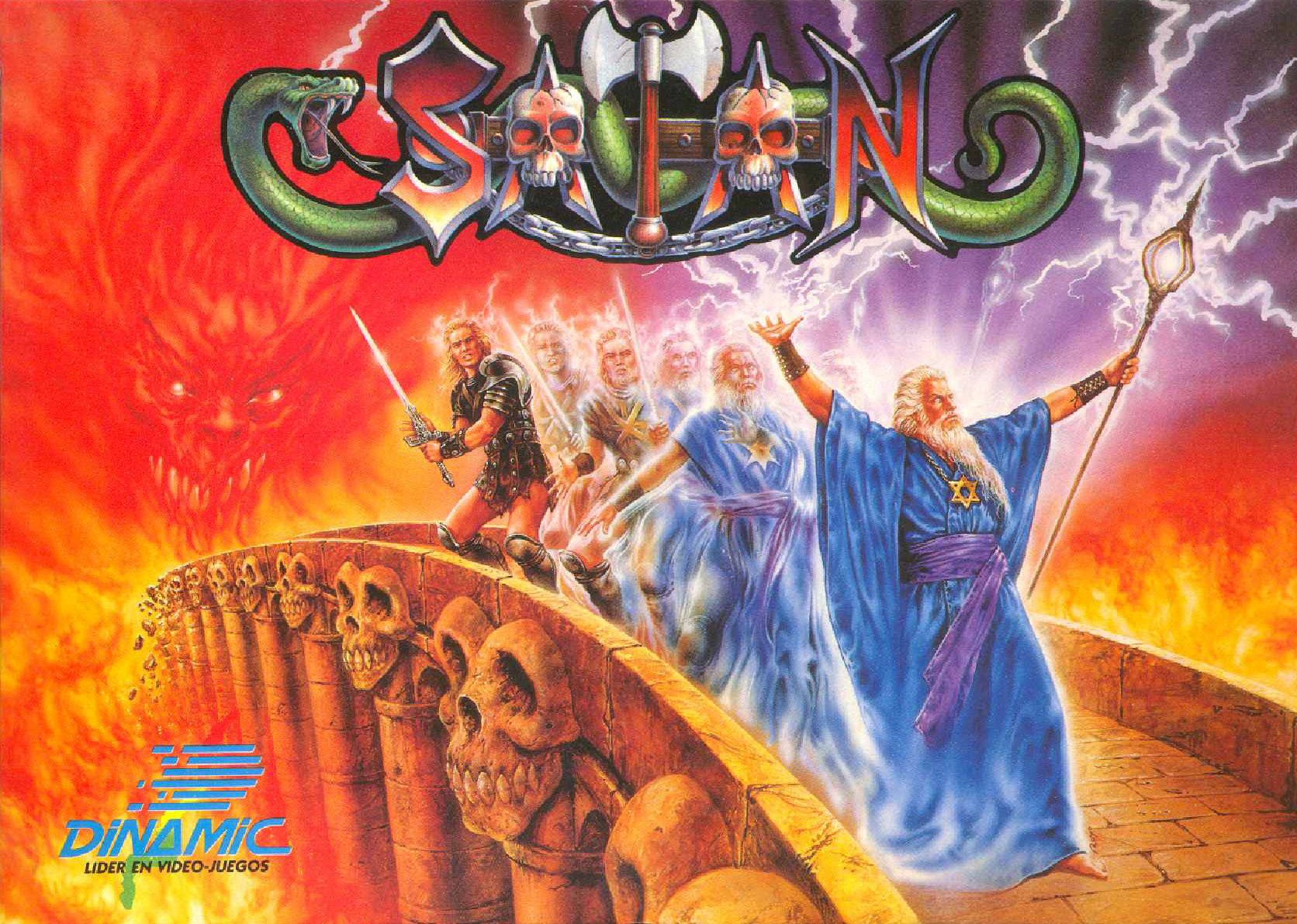 Satan C64 cassette cover