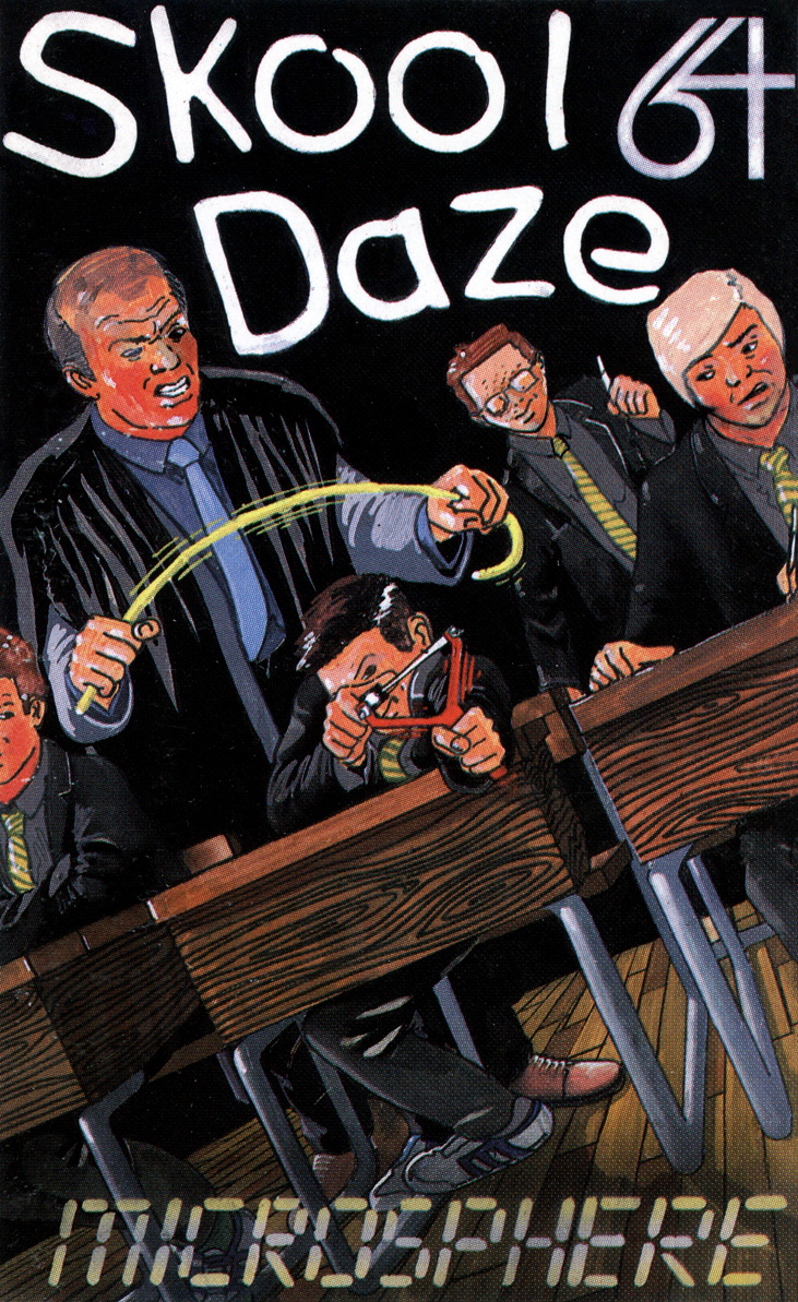 Skool Daze C64 cassette cover