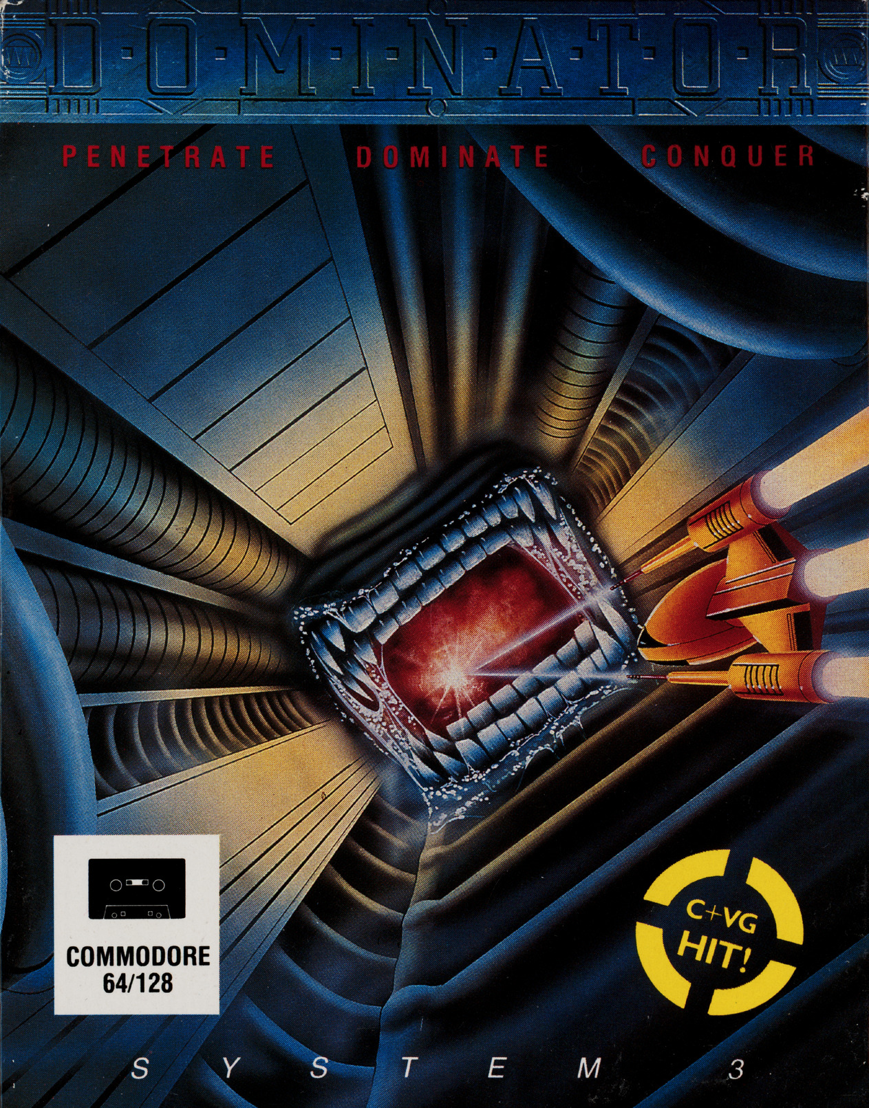 Dominator - screenshot, System 3 C64 1989