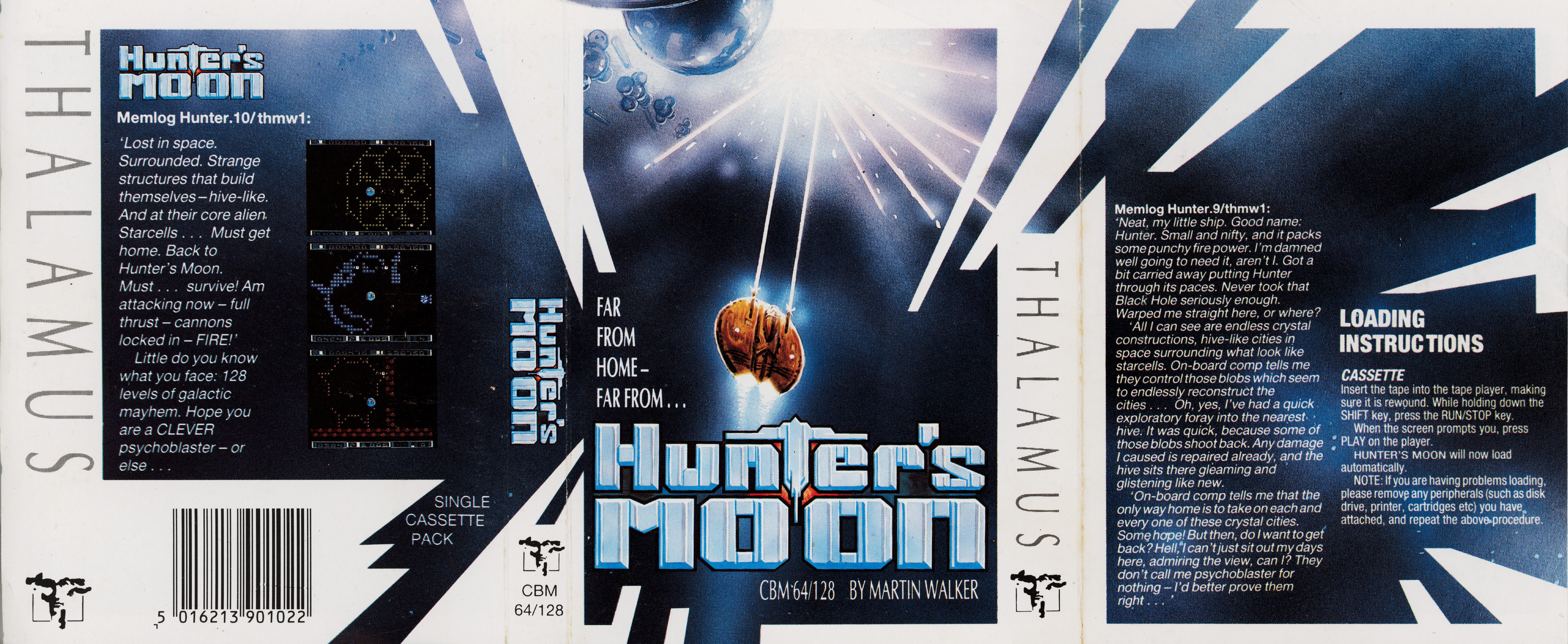 Hunter's Moon - inlay card, Thalamus 1987