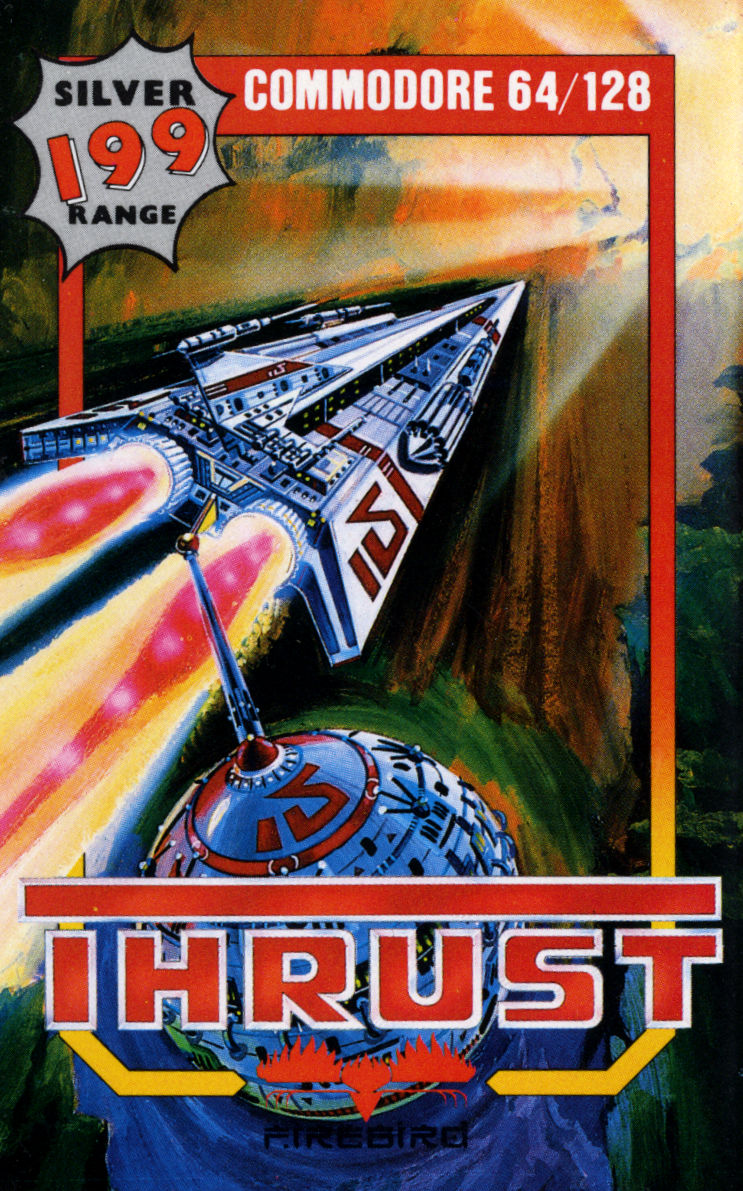 Thrust - original game box art