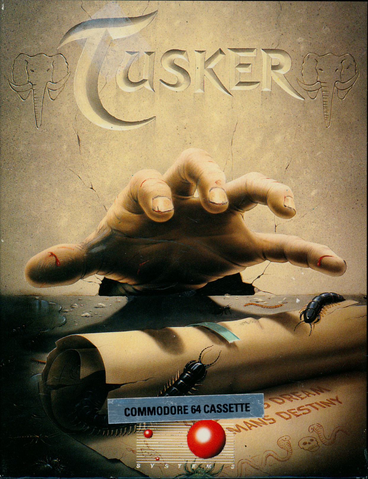 Tusker - screenshot, System 3 C64 1989
