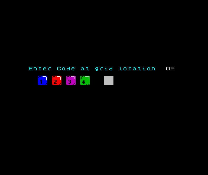 Jet Set Willy gameplay - another mansion room, ZX Spectrum