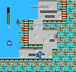 Mega Man 1 (1987) - Stage screenshot