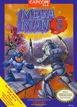 Mega Man 3 US box art