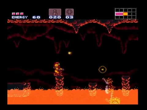 Super Metroid - Wrecked Ship area, Phantoon territory