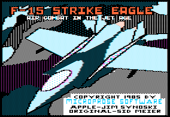 F-15 Strike Eagle (1984) box art