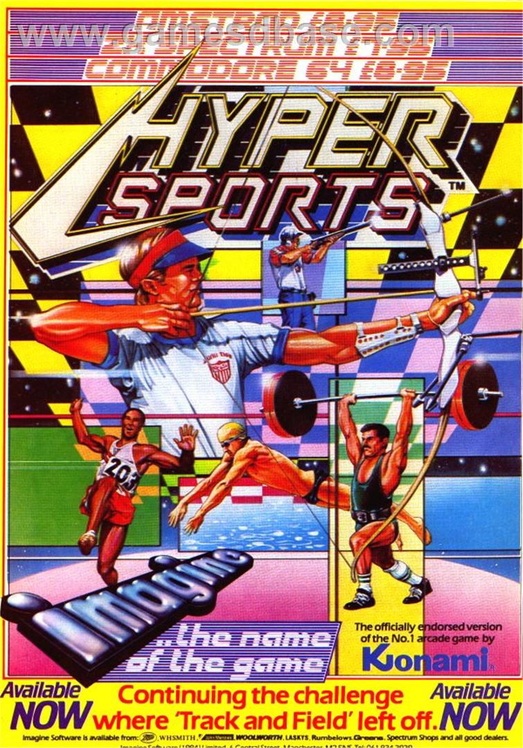 Hyper Sports (1985) - Spectrum inlay