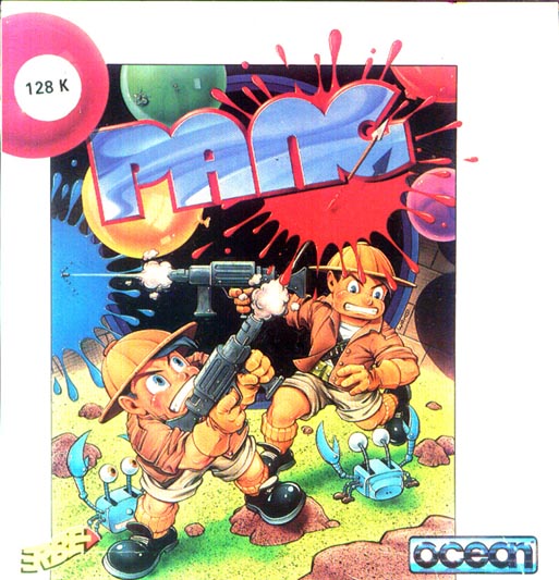 Pang (1990) &mdash; ZX Spectrum cassette inlay art