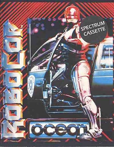 RoboCop (1988) &mdash; ZX Spectrum cassette inlay art