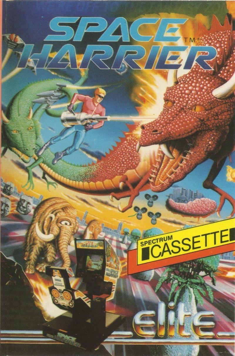 Space Harrier (1986) - Spectrum inlay