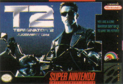 Terminator 2: Judgment Day (1991) - SNES inlay
