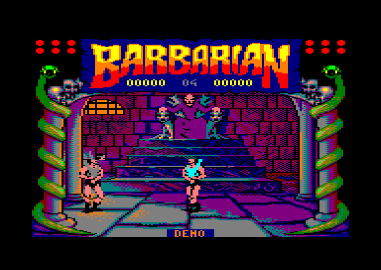 Barbarian: The Ultimate Warrior - C64 in-game screenshot