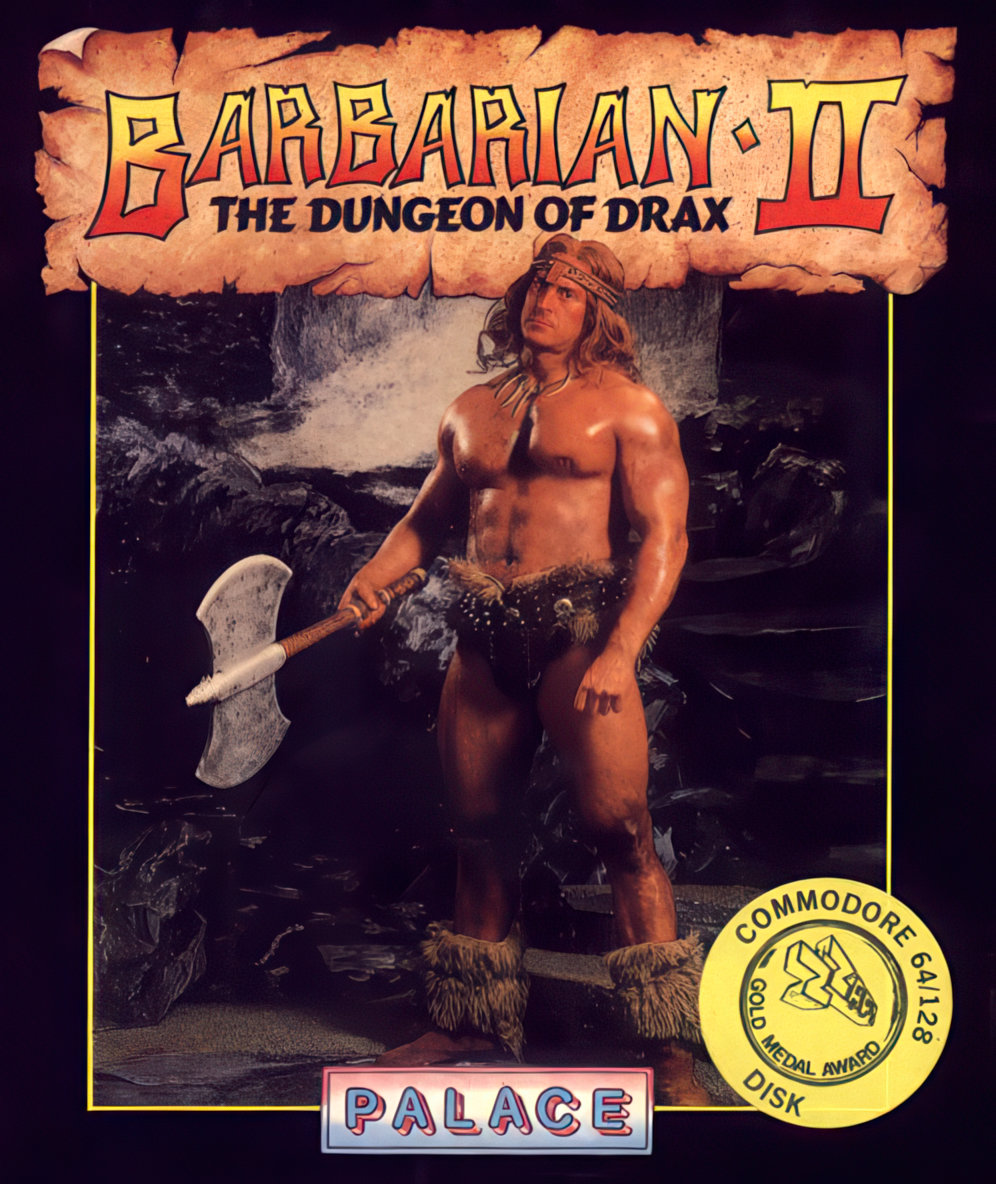 Barbarian II: The Dungeon of Drax - box art