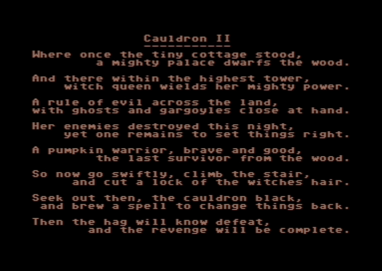 Cauldron II: The Pumpkin Strikes Back - screenshot