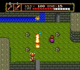 Neutopia gameplay screenshot - overhead RPG, 1989