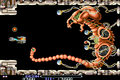 R-Type arcade promotional art - Irem's horizontal shooter