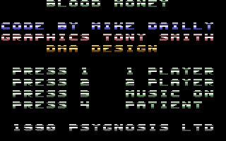 Blood Money - C64 gameplay