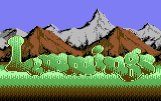 Lemmings - C64 gameplay