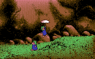 Lemmings - C64 gameplay