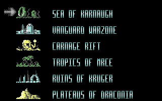 Menace - C64 gameplay