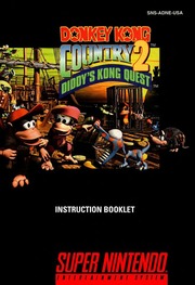 Donkey Kong Country 2 - SNES box art