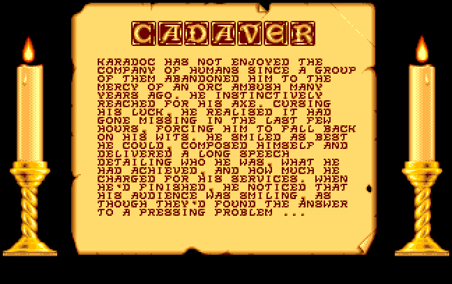 Cadaver: The Payoff - box art
