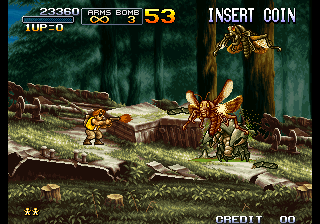 Metal Slug 3 (2000) - arcade screenshot showing the dense sprite work and boss sequences the series is known for