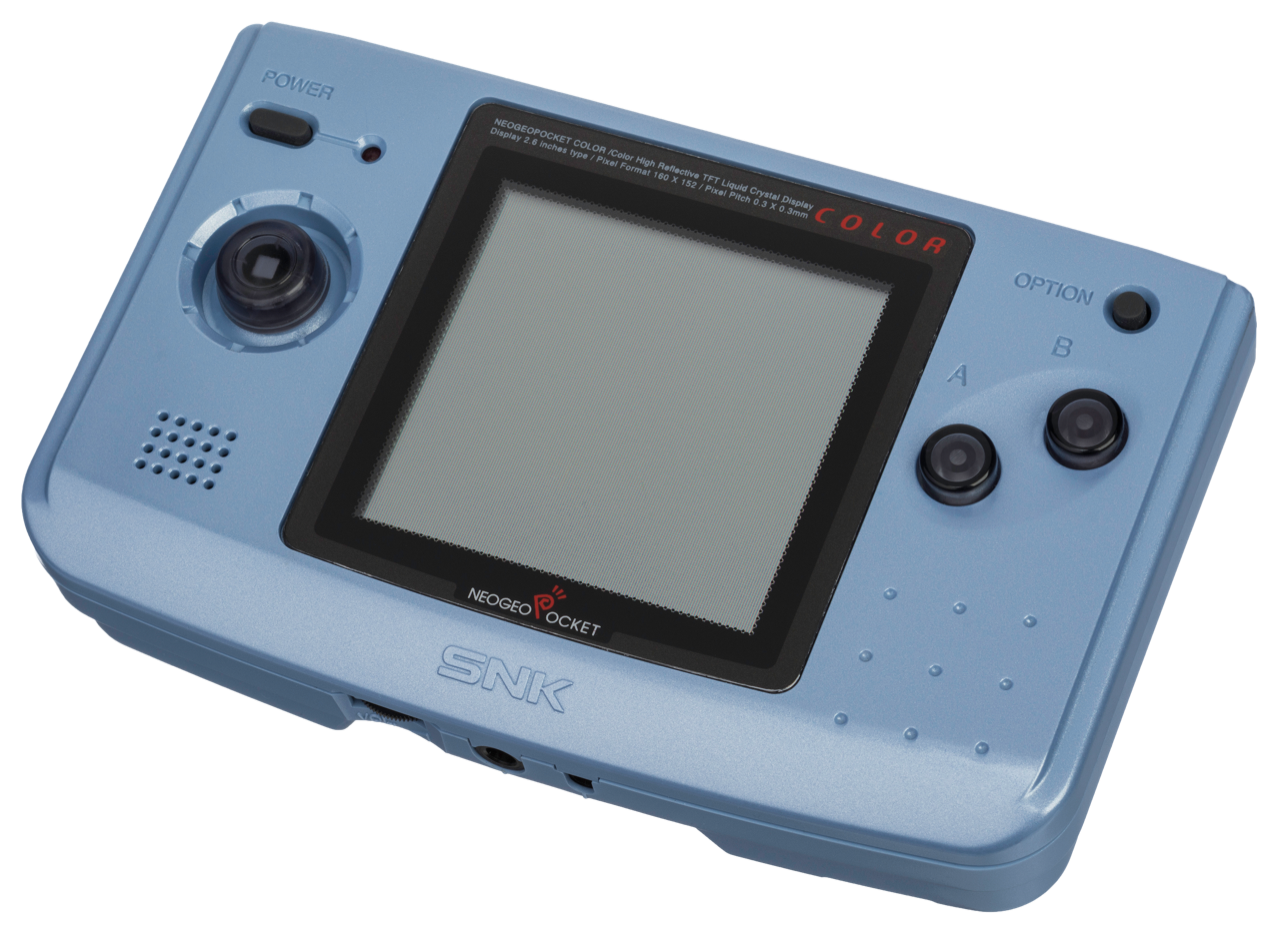 Neo Geo Pocket Color handheld gaming console by SNK (1999) - the 16-bit competitor to the Game Boy Color
