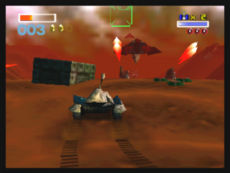 Star Fox 64 - Landmaster tank in-game screenshot