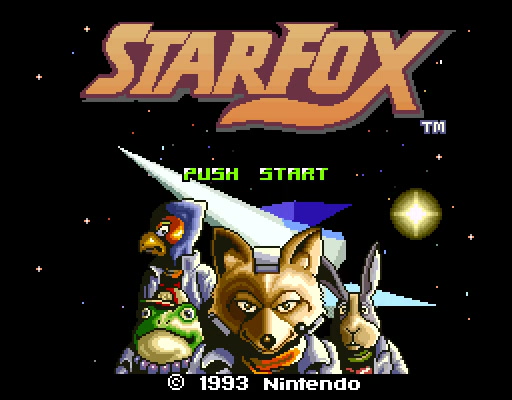 Star Fox SNES - Corneria opening mission
