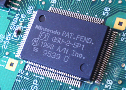 Super FX GSU-2-SP1 chip die photograph