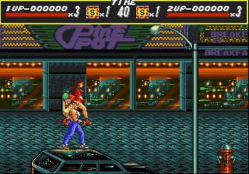 Streets of Rage 1 - animated gameplay