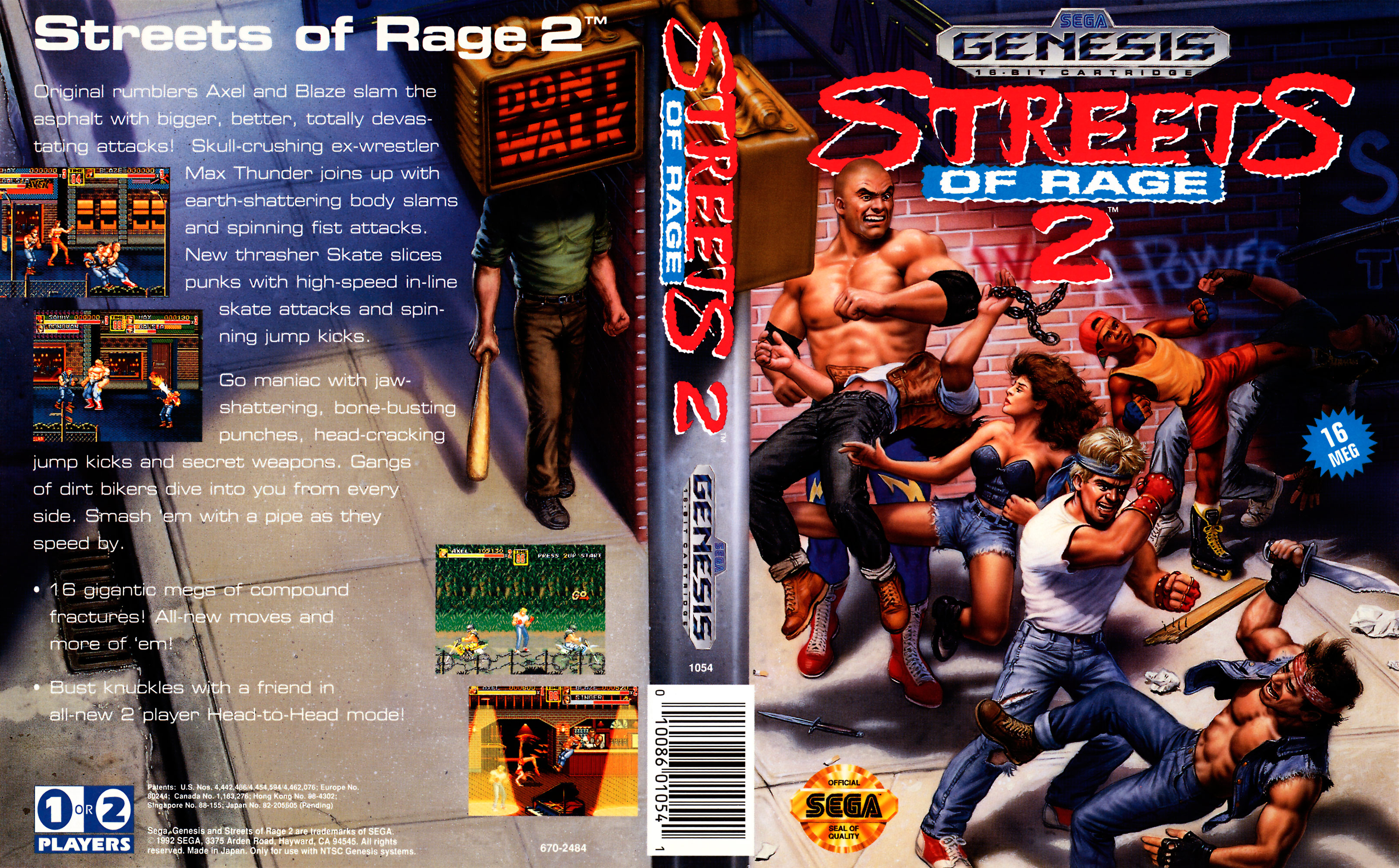 Streets of Rage 2 - cover art