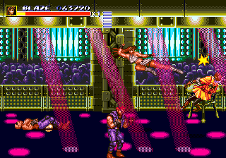 Streets of Rage 3 - Stage 2 gameplay