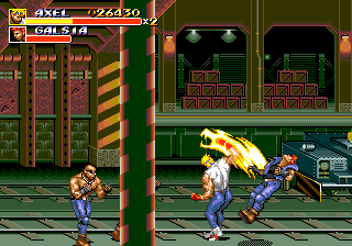 Streets of Rage 3 - Stage 4 gameplay