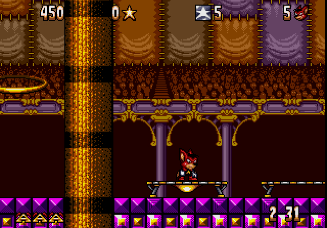 Aero the Acro-Bat SNES cover (1993)